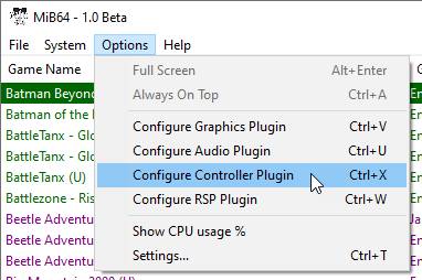 Config Controller Dialog